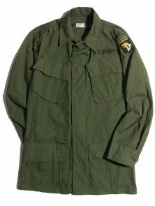 70's U.S.ARMY ジャングルファティーグジャケット リップストップ(オリーブグリーン)